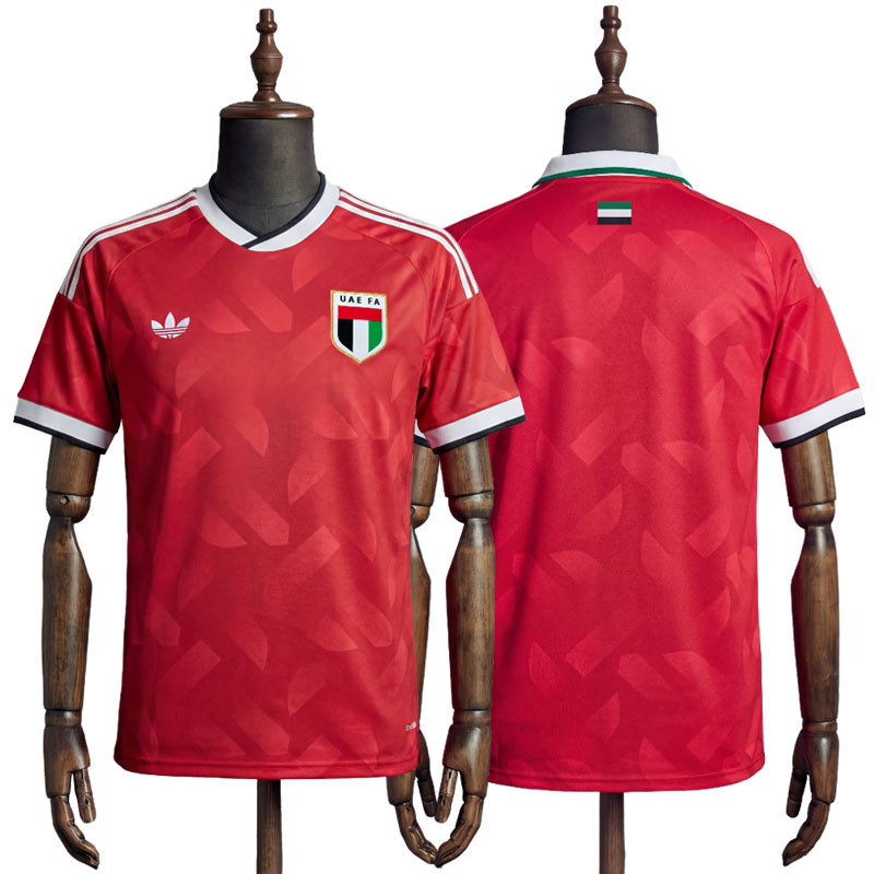 United Arab Emirates 2026-27 rød bortedrakt for herrer