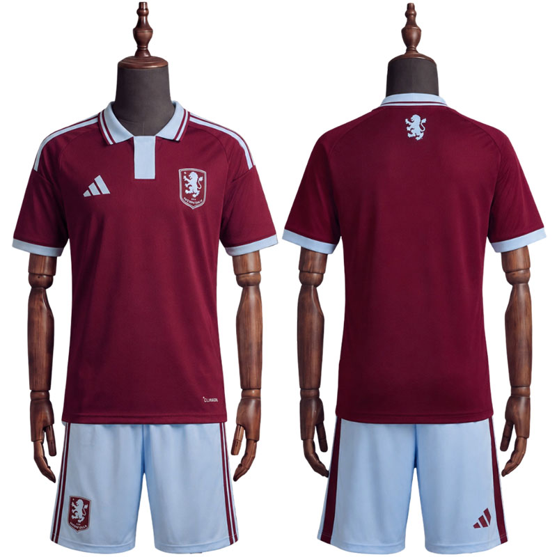 Aston Villa 26/27 barn fotballdrakt - hjemmedrakt sett med shorts