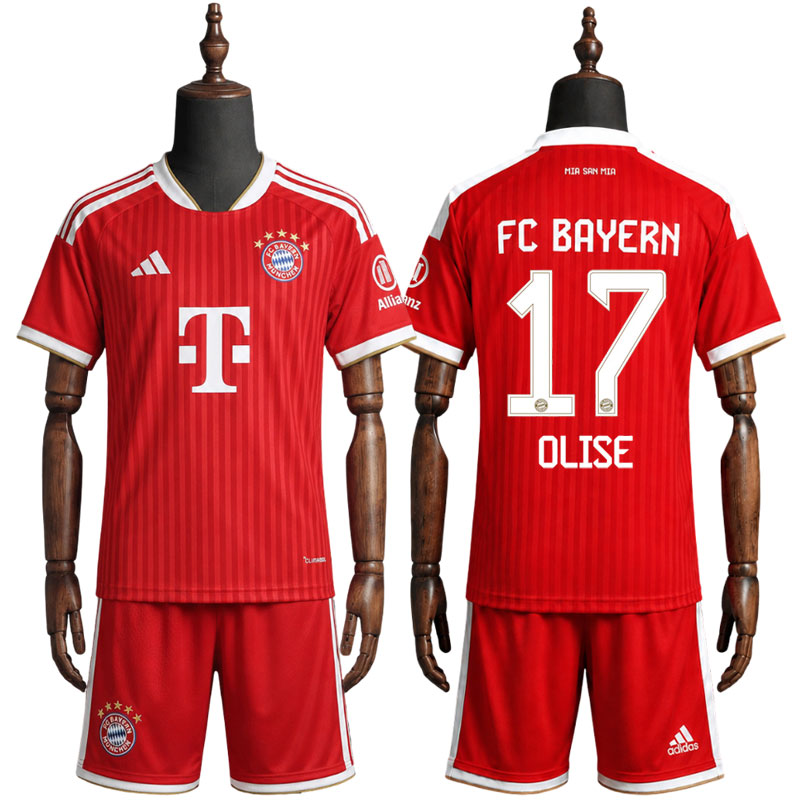 Bayern München Barnesett 2026/27 - Olise 17 Hjemmedrakt med Shorts