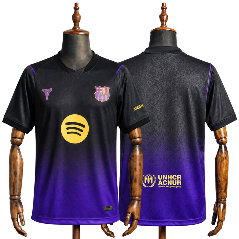 FC Barcelona 2026/27 bortedrakt herre - svart og lilla drakt kortermet