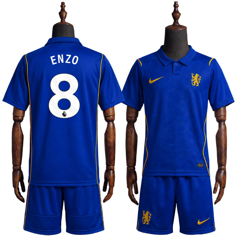 Chelsea FC hjemmedrakt barn 2026/27 med navn og nummer ENZO 8