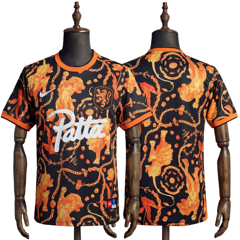 Kjøp Nederland 2026 Patta x Lion King drakten - fotballdrakt for herre
