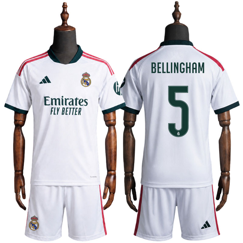 Real Madrid Bellingham 5 Hjemmedrakt til Barn 2026/27 - Drakten med shorts