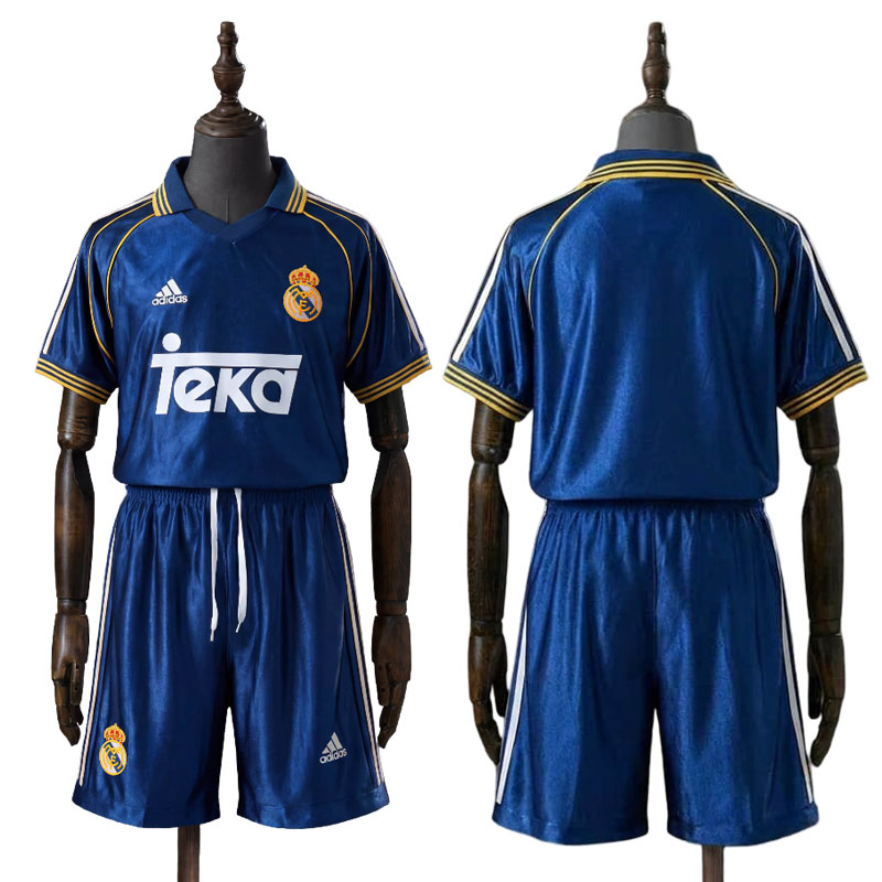 Real Madrid Retro Tredjedrakt til Barn - Klassisk Fotballdrakt