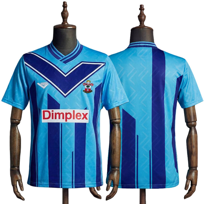 Southampton FC 1993–95 retro fotballdrakt - blå bortedrakt herre