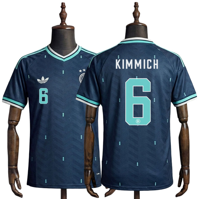 Tyskland Bortedrakt VM 2026 med Kimmich 6-trykk – Herre