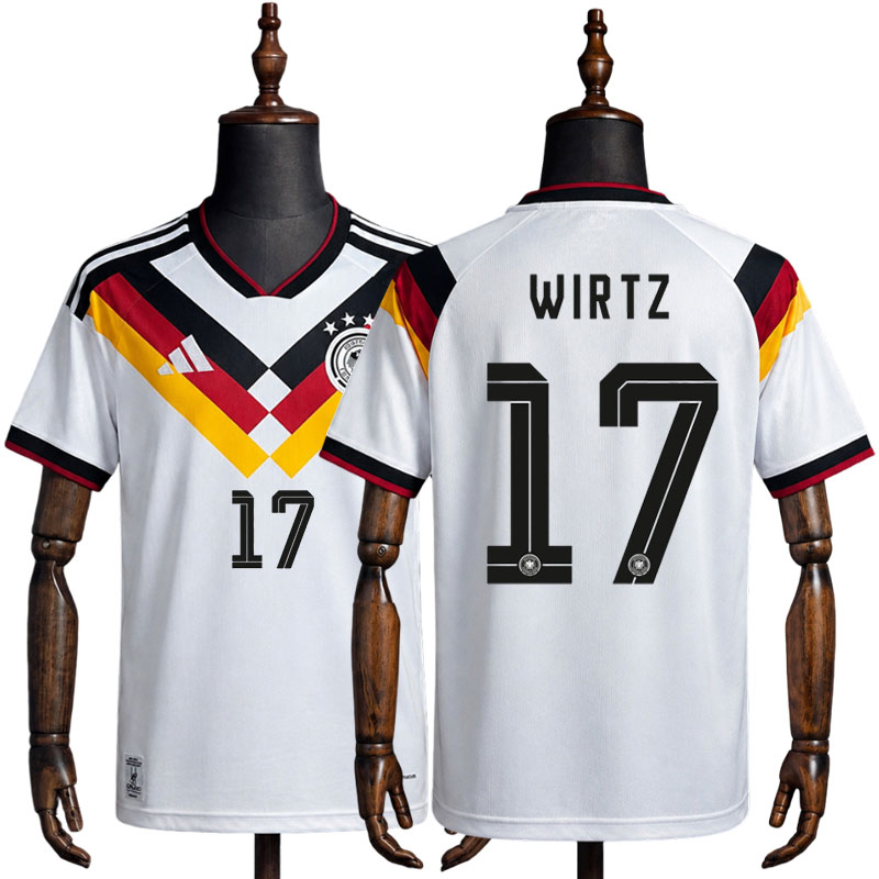 Tyskland VM 2026 Hjemmedrakt Herr med Wirtz 17 Trykk