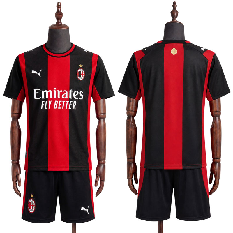 AC Milan Hjemmedrakt Barn 2026/27 - Komplett Fotballdrakt med Shorts