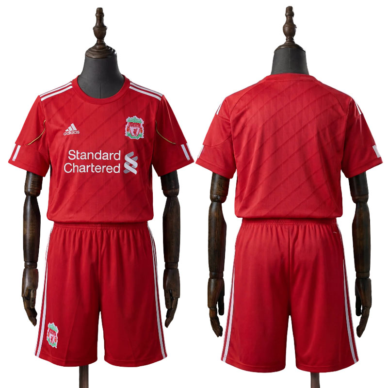 Liverpool retro drakt barn 2010/11 – rød fotballdrakt barn hjemmedrakt