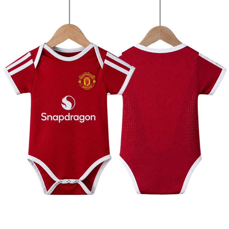 Man Utd Baby Body 2026/27 – Hjemmedrakt Fotballbody til Baby