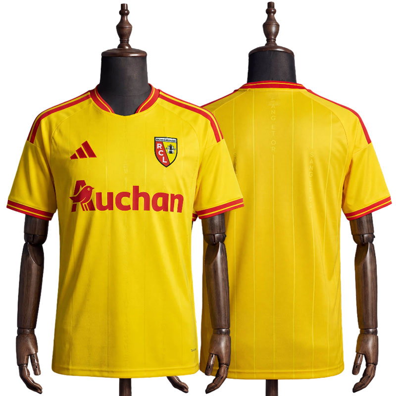 RC Lens 2026/27 hjemmedrakt herre - gul kortermet drakt