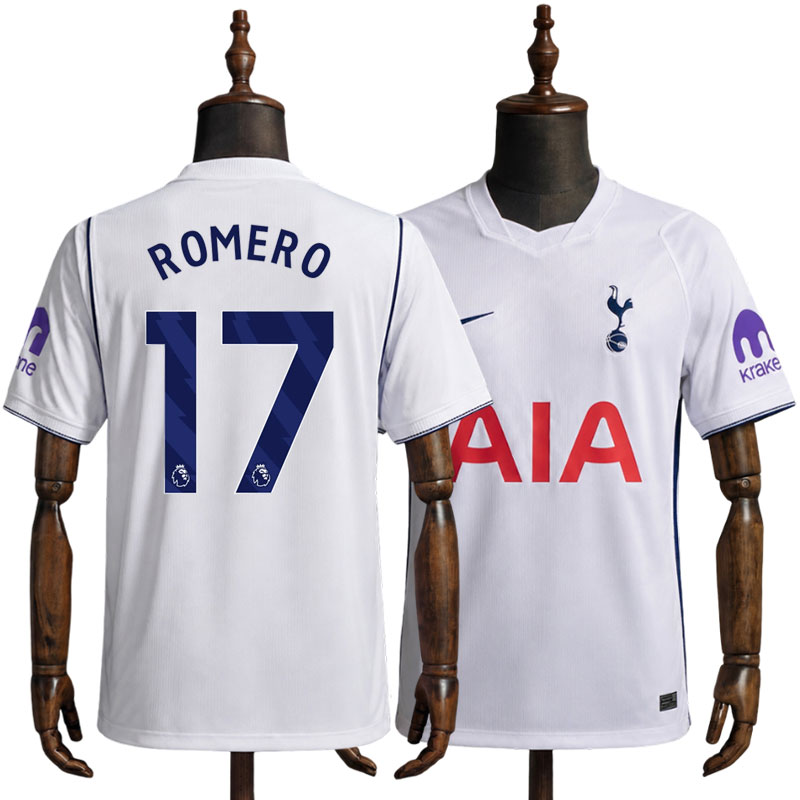 Tottenham Hotspur 2026/27 hjemmedrakt herre – kortermet drakt med Romero 17 trykk