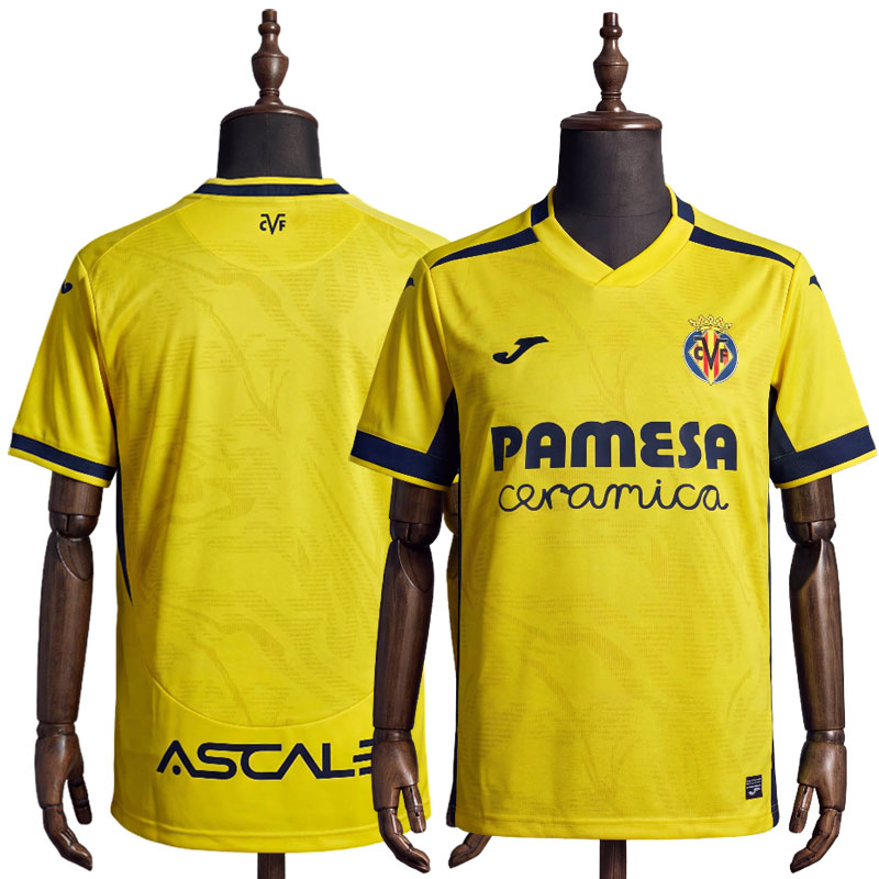 Villarreal 2026/27 hjemmedrakt herre – gul fotballdrakt kortermet