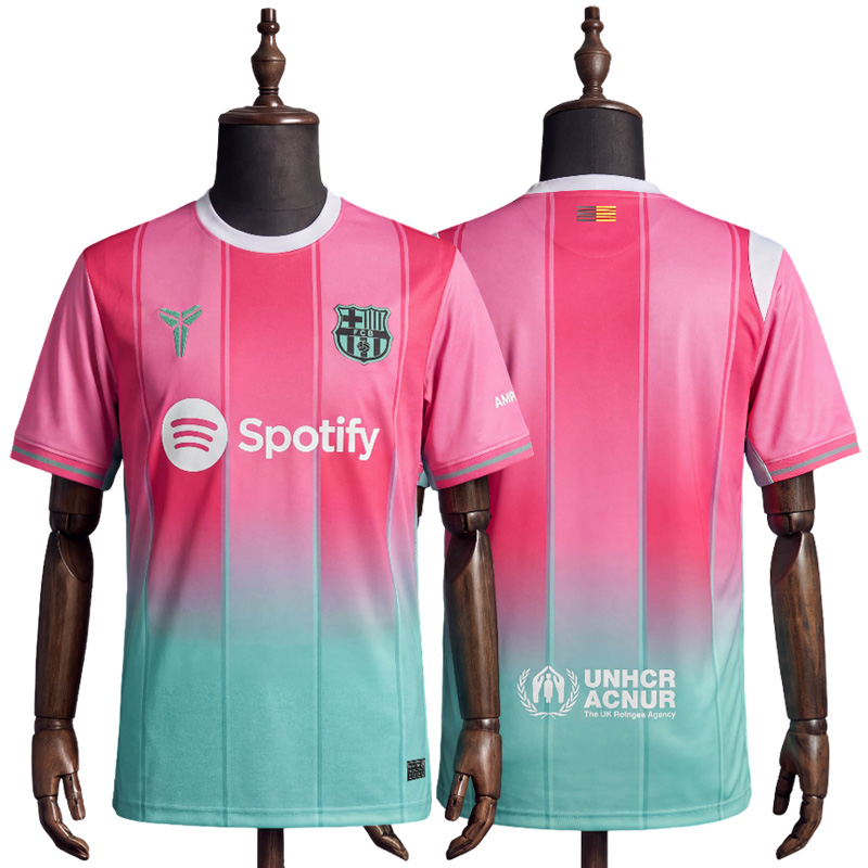 FC Barcelona Spesialdrakt 2026/27 Herre – Rosa og Myntegrønn Gradient Fotballdrakt