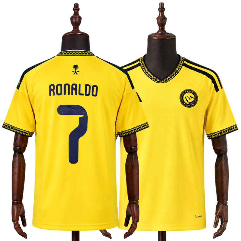Kjøp Al-Nassr Ronaldo 7 Hjemmedrakt 2026/27 - Gul Drakt Herre Kortarmet