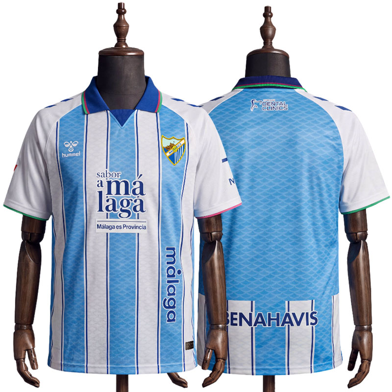 Málaga CF Hjemmedrakt 2026/27 Herre – Fotballdrakt med Kort Erme